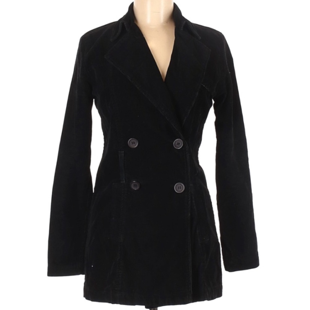 Juicy Couture | Black Corduroy Jacket Coat Size S